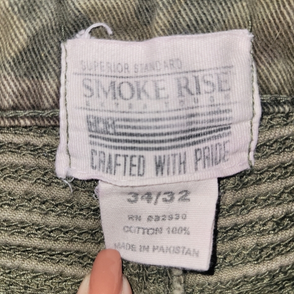 💙 Smoke Rise Distressed Camo Print Jeans - Picture 4 of 4